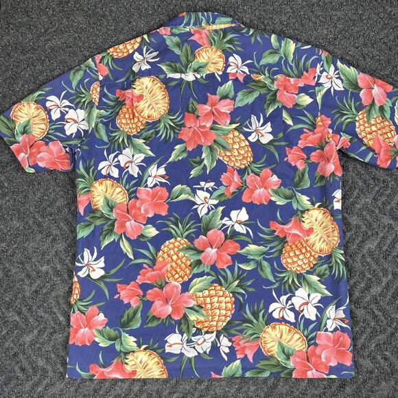 Royal Creations Hawaiian Shirt Lot Of 2 Mens Large Floral Colorful Vacation - Picture 6 of 11